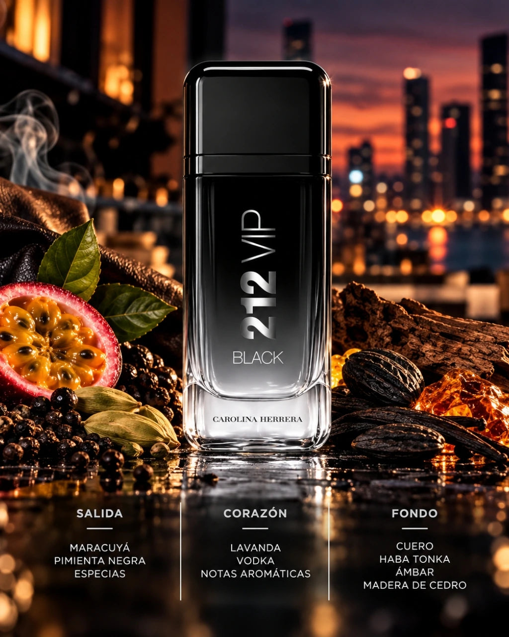 Carolina Herrera 212 VIP Black - 100ml